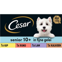Cesar Senior 10+ mix natvoer voor honden - 600 gram