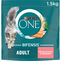 Purina One Adult zalm kattenbrokken - 1,5 kg