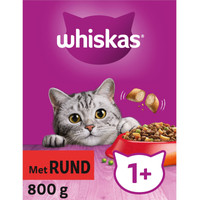 Whiskas 1+ Classic Selectie Adult rund kattenbrokken - 800 gram
