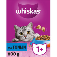 Whiskas 1+ tonijn kattenbrokken - 800 gram