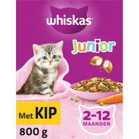 Whiskas Junior kip kattenbrokken - 800 gram