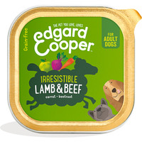 Edgard & Cooper Paté volwassen lams- en rundvlees natvoer voor honden - 300 gram