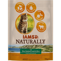 IAMS Adult Small & Medium Breed Naturally lam & rijst kattenbrokken - 700 gram