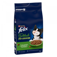 Felix Sensations Inhome Kip & Kalkoen volwassen kattenbrokken - 4 kg