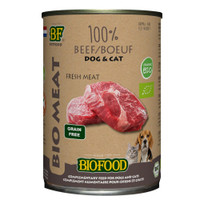 BF Petfood Biofood Organic natvoer voor honden rund - 400 gram