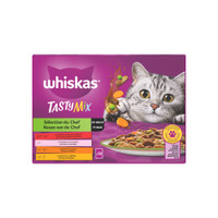 Whiskas Tasty Mix Adult Keuze van de chef natvoer in saus voor katten - 1,02 kg