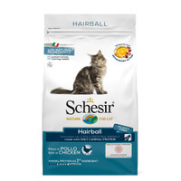 Schesir Hairball kip kattenbrokken voor volwassen katten - 1,5 kg