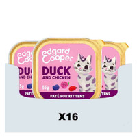 Edgard & Cooper Kitten Pate Eend & Kip natvoer voor katten - 1,36 kg