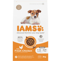 IAMS Puppy Small & Medium Breed kip hondenbrokken - 3 kg
