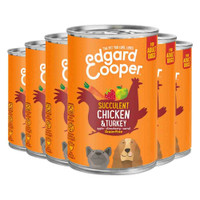 Edgard & Cooper vers vlees kip & kalkoen natvoer voor volwassen honden - 2,4 kg