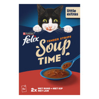 Felix Original Gevogelte Selectie rund & kip natvoer voor katten - 288 gram