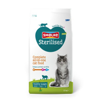 Smolke gesteriliseerde kattenbrokken - 10 kg