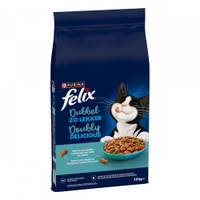 Felix Original Vis Selectie Volwassen Zalm & Zeevis kattenbrokken - 7,5 kg