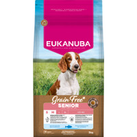 Eukanuba graanvrij senior Small/Medium oceaanvis hondenbrokken - 3 kg