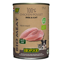 BF Petfood Biofood Organic kip natvoer voor honden - 400 gram