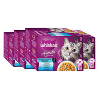Whiskas Aromatic Selection natvoer met zeevruchten voor volwassen katten - 4,08 kg