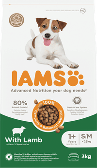 IAMS Adult Small & Medium Breed lam hondenbrokken - 3 kg