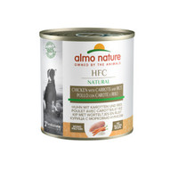 Almo Nature HFC Natural kip met worteltjes en rijst natvoer voor honden - 3,36 kg