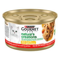 Gourmet Nature's Creations rund natvoer voor volwassen katten - 4,08 kg