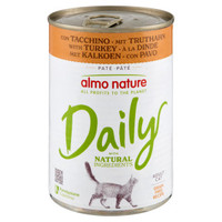 Almo Nature Daily kalkoen natvoer voor volwassen katten - 9,6 kg