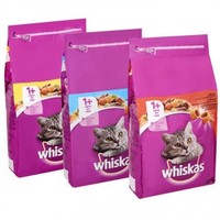 Whiskas 1+ Duo Surf & Turf tonijn & rund kattenbrokken - 7,6 kg