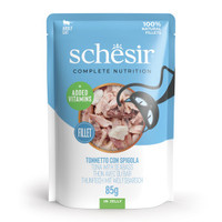 Schesir In Jelly tonijn met zeebaars natvoer voor katten - 2,04 kg