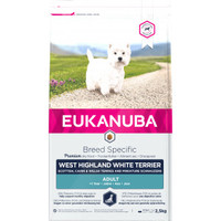 Eukanuba Breed Specific West Highland Terriër hondenbrokken voor volwassen honden - 2,5 kg