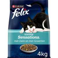 Felix Sensations Seaside kattenbrokken voor volwassen katten - 8 kg