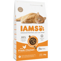 IAMS Senior met verse kip kattenbrokken - 10 kg