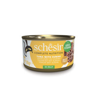 Schesir tonijn met surimi (gelei) natvoer voor volwassen katten - 4,08 kg