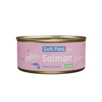 Prins Soft Paté Adult zalm & kip natvoer voor katten - 1,68 kg