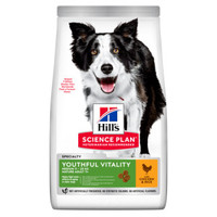 Hill's Science Plan Senior Vitality Medium met kip hondenbrokken - 14 kg