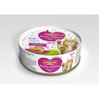 Smolke Soft Paté Party Edition met gevogelte natvoer voor katten - 3,84 kg