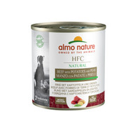 Almo Nature HFC Natural rund met aardappel en erwten natvoer voor volwassen honden - 6,96 kg