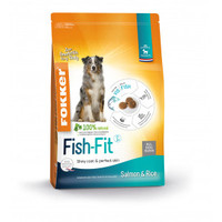 Fokker Dog Fish-Fit zalm en rijst hondenbrokken voor volwassen honden - 13 kg