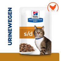 Hill's Prescription Diet S/D Urinary Care kip natvoer voor volwassen katten - 4,08 kg