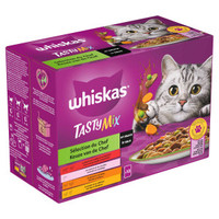 Whiskas Tasty Mix Keuze van de Chef natvoer in saus voor volwassen katten - 5,1 kg