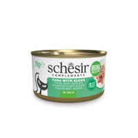 Schesir In Jelly tonijn met zeewier natvoer voor katten - 3,36 kg