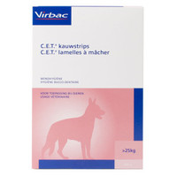 Virbac Volwassen Grote & Middelgrote Hond C.E.T. Kauwstrips 25+ kg hondensnacks - 226 gram