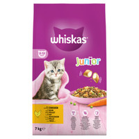 Whiskas Junior Kitten kattenbrokken met kip - 7 kg