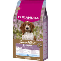 Eukanuba graanvrij Puppy & Junior S/M zeevis hondenbrokken - 24 kg