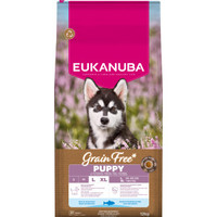 Eukanuba graanvrije puppy L/XL zeevis hondenbrokken - 24 kg