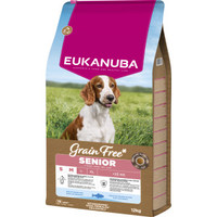 Eukanuba Graanvrij Senior Small & Medium zeevis hondenbrokken - 24 kg