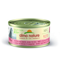 Almo Nature HFC Complete Kitten met zalm en tonijn natvoer voor katten - 3,36 kg