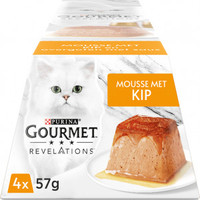 Gourmet Revelations mousse met kip natvoer voor volwassen katten - 1,368 kg