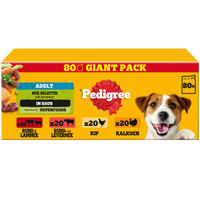 Pedigree Adult Mix Selectie natvoer voor honden in saus - 32 kg