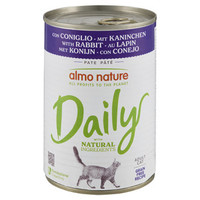Almo Nature Daily konijn natvoer voor katten - 9,6 kg