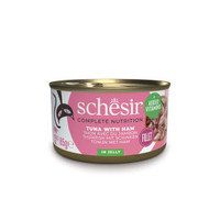 Schesir tonijn met ham (gelei) natvoer voor katten - 1,02 kg