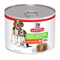 Hill's Science Plan Puppy & Mother zachte mousse natvoer met kip voor honden - 2,4 kg
