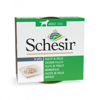 Schesir In Jelly Dog kipfilet natvoer voor volwassen honden - 6 kg